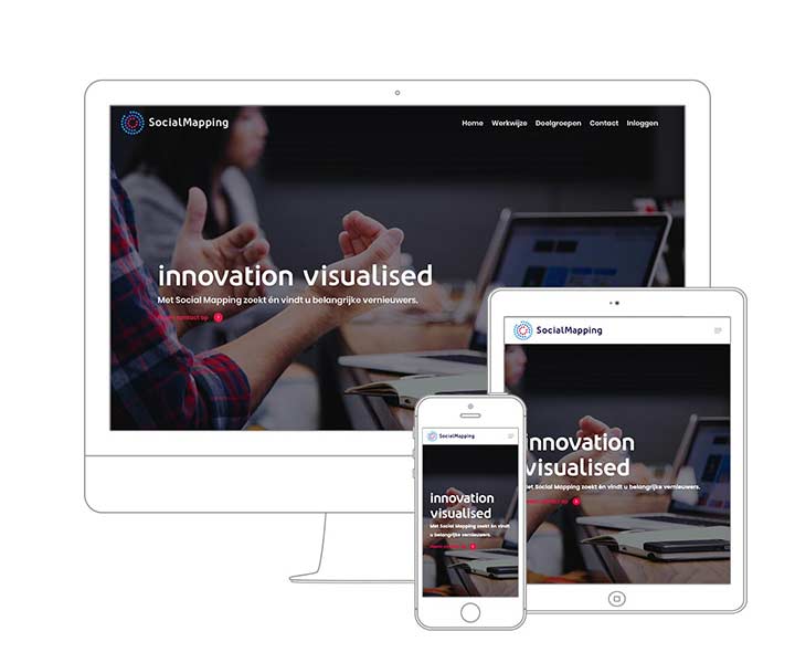 Internetbureau Amsterdam | Qoorts deed het webdesign voor SocialMapping Company