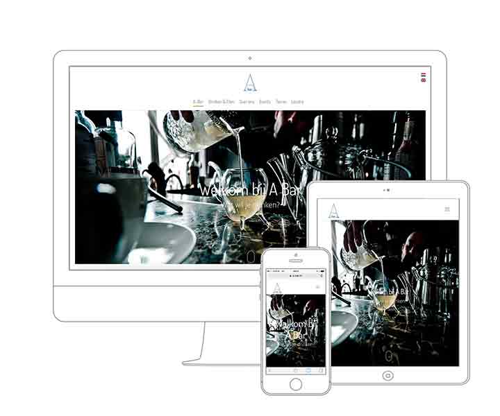 Webdesign bureau Amsterdam | Qoorts ontwikkelde een nieuwe website voor A Bar van InterContinental Amstel Hotel